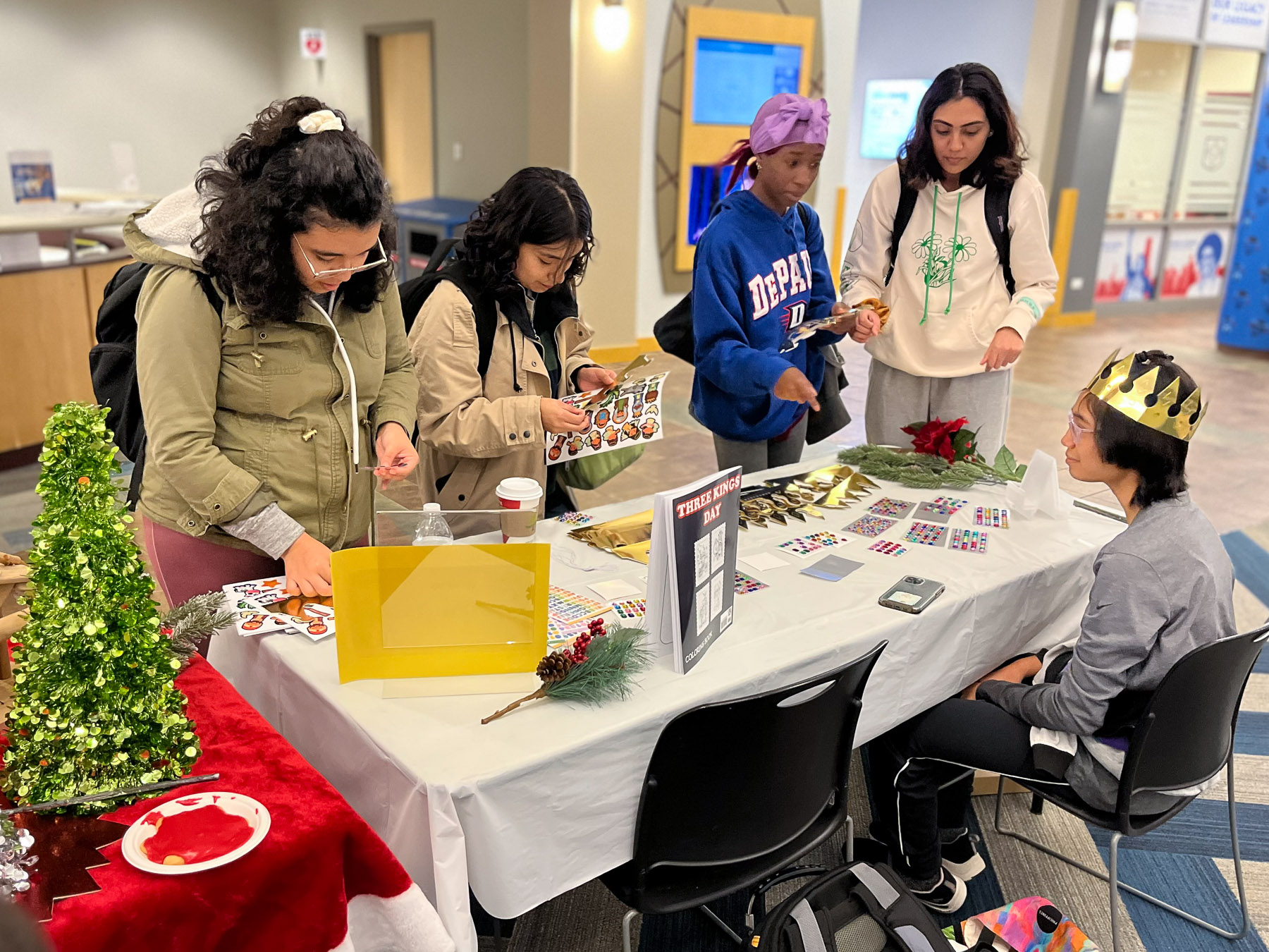 The event took a journey around to world to show how other cultures and religions celebrate the holiday season. (Photo by Maria Hench / DePaul University)